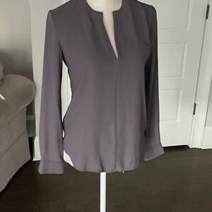Ann Taylor Women's Charcoal Blouse